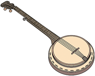 Clipart of Banjo